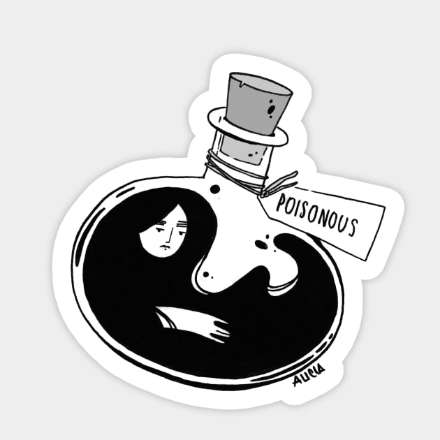 Poisonus Sticker by Aliciathecat